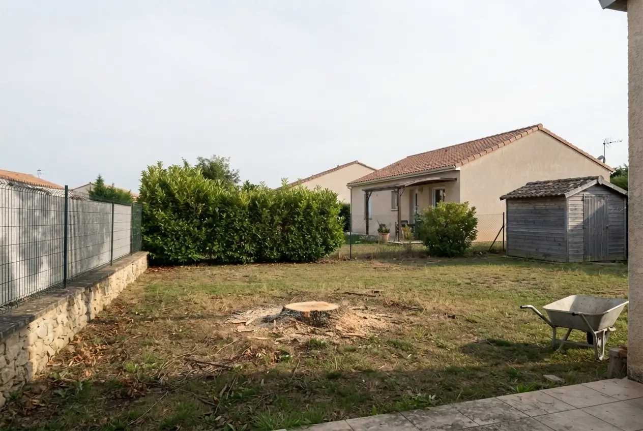 Zone sécurisée après abattage à Bressols