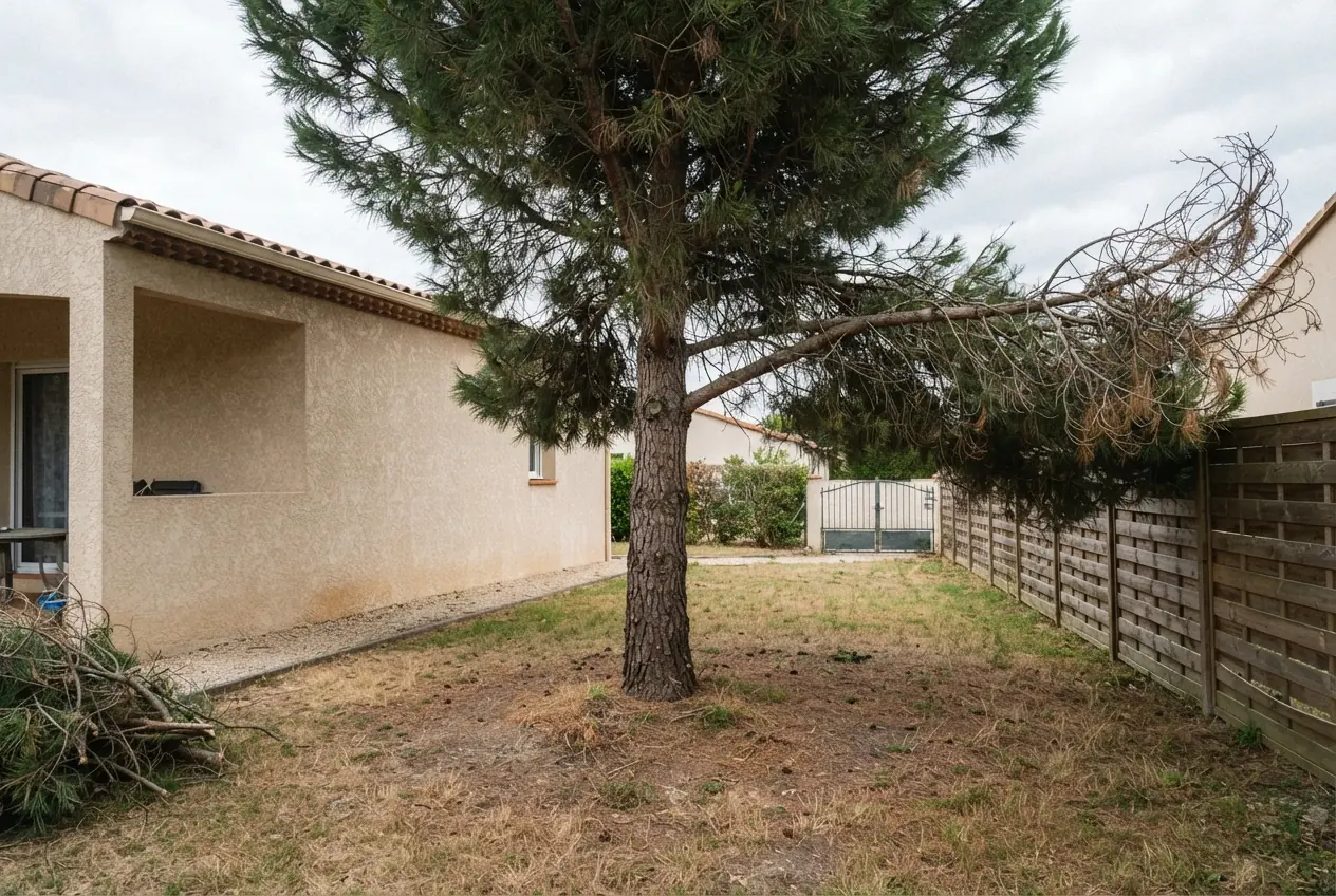 Platane dense avant élagage à Bressols